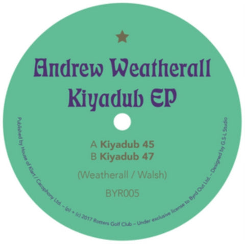 WEATHERALL,ANDREW - KIYADUB EP (Vinyl LP)