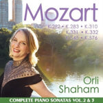 SHAHAM,ORLI - MOZART: PIANO SONATAS VOL 2 & 3 (2CD)