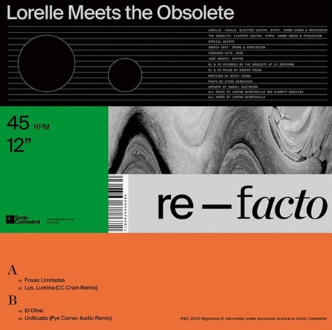 LORELLE MEETS THE OBSOLETE - RE-FACTO (Vinyl LP)