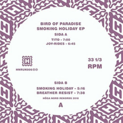 BIRD OF PARADISE - SMOKING HOLIDAY EP (Vinyl LP)