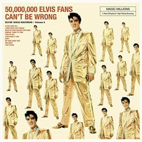 PRESLEY,ELVIS - 50000 ELVIS FANS CAN'T BE WRONG (ELVIS' GOLDS VOL. 2) (4 BONUS TR (Vinyl LP)