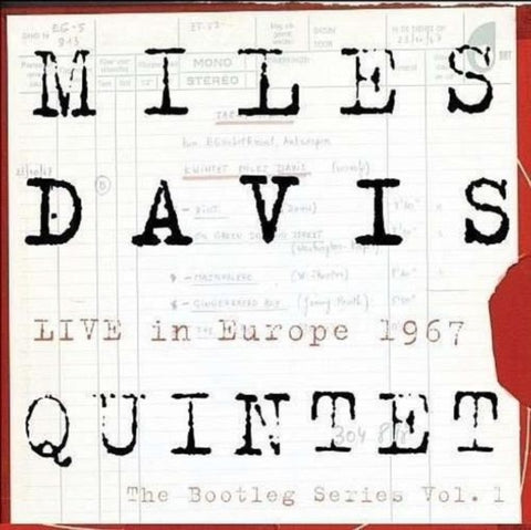 DAVIS,MILES - LIVE IN EUROPE 1967: BOOTLEG SERIES 1 (Vinyl LP)